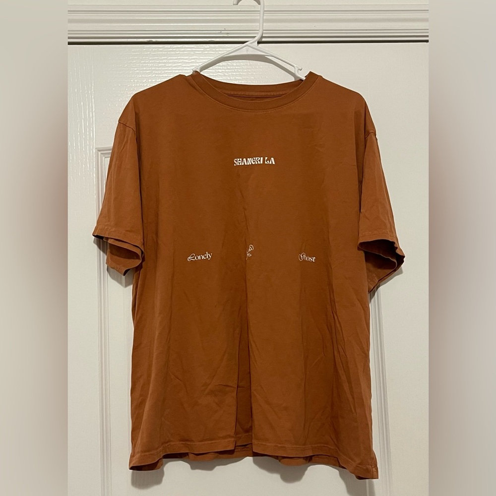 LONELY GHOST Burnt Orange Short Sleeve Tee